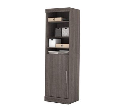 Picture of 25" Storage Cabinet With Door And Adjustable Shelves In Bark Gray