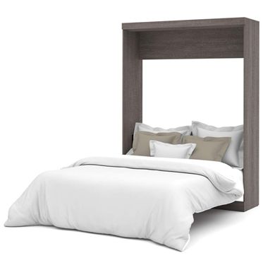 Picture of Queen Wall Bed In Bark Gray