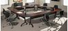 Picture of O Shape Mobile Flip Top Training Meeting Tables Set