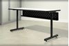 Picture of Pack of 6, 48"W Training Table with Modesty Panel, Fixed Base