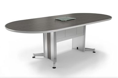 Picture of 8' Racetrack Conference Table with Power Access
