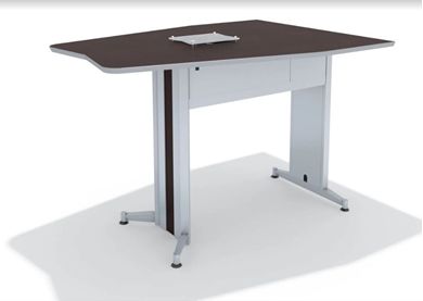 Picture of Standing Height Media Meeting Table with Power/Data