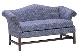 Picture of Reception Lounge Sofa with Chippendale Legs