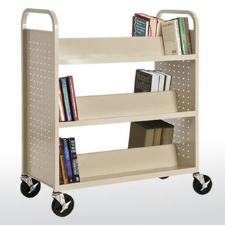 Picture of 6-Double Sided Shelf Booktruck