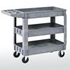 Picture of Plastic Utility Cart With 3 Shelves