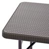 Picture of Rattan Style Folding Plastic Table