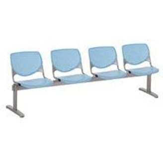 Picture of Free Standing 4-Seat Beam With Perforated Back