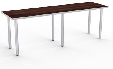 Picture of Set of 4, 78" Fixed Training Table with 4 Legs
