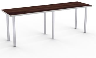 Picture of Set of 4, 96" Fixed Training Table with 4 Legs