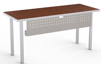 Picture of Set of 4, 48" Fixed Training Table on 4 Legs with Modesty Panel