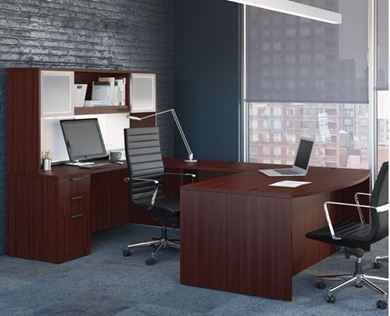 Picture of BowFront U Shape Desk Workstation 