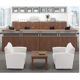 Picture of U Shape Reception Desk with Lateral Storage