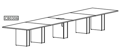 Picture of 18' Rectangular Conference Table