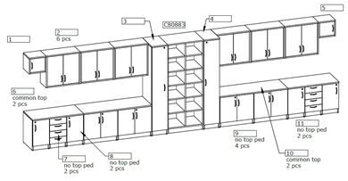 Picture of Bookcase Lateral Storage Section