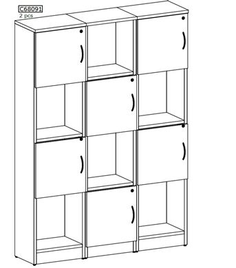 Picture of 12 Opening Storage Locker Cabinet