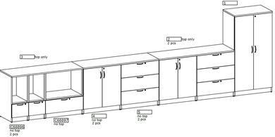 Picture of Lateral File Storage Cabinet Suite