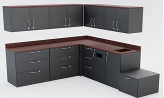 Picture of Modular Lateral and Storage Cabinets with Wall Mount Doors