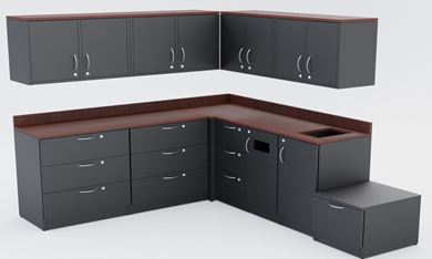 Picture of Modular Lateral and Storage Cabinets with Wall Mount Doors