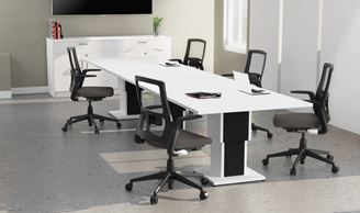 Picture of 12' Conference Table with Buffet Storage
