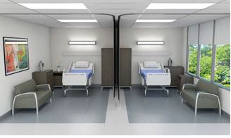 Picture of Healthcare, Dormitory Wardrobe with Dresser and Loveseats