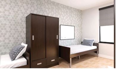 Picture of Healthcare, Dormitory Bed with Wardrobe Storage