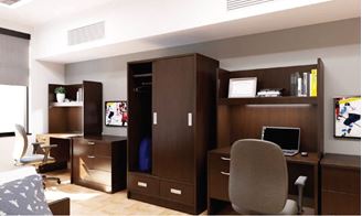 Picture of Healthcare, Dormitory Wardrobe with Work Desk Area