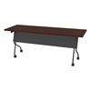Picture of Pack of 2, 24" x 72" Mobile Nesting Training Table with Modesty Panel