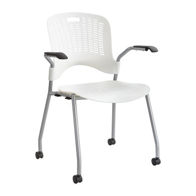 Picture of Pack of 10, Poly Stack Chair with Arms