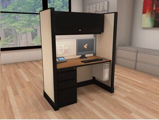 Picture of 4' Powered Cubicle Workstation