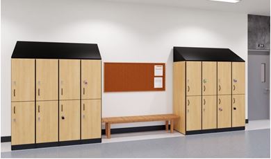 Picture of Double Tier, 16 Opening Locker
