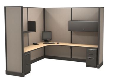 Picture of 8' X 8'  Powered Cubicle Workstation