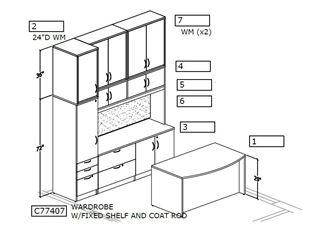 Picture of Bow Front Executive with Storage Credenza Set