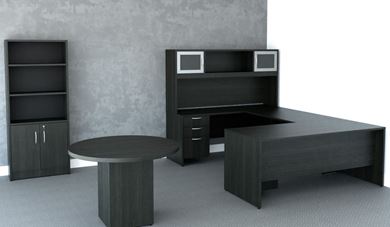 Picture of Executive U Shape Desk Station with Meeting Table