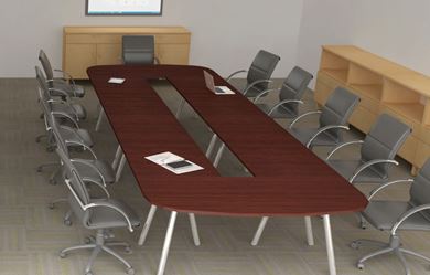Picture of Modular Racetrack Conference Meeting Table