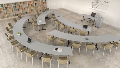 Picture of Modular Training Table Room Setting