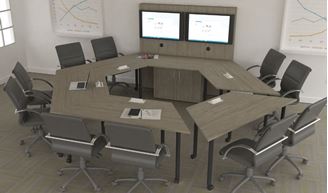 Picture of Modular Training Table Room Setting