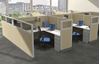 Picture of Cluster of 6 Person, L Shape Powered Cubicle Workstation