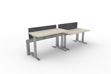 Picture of Set of 2, Powered Height Adjustable Table with Powered Source