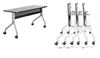 Picture of Training U Shape Set, Mobile Flip Nesting Table with Power Module