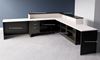 Picture of 10' Contemporary L Shape Reception Desk Workstation