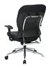 Picture of Pack Of 3, Black Bonded Leather Seat and Back Manager’s Chair with Adjustable Arms and Polished