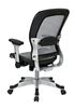 Picture of Pack Of 3, Light Air Grid® Seat and Back Chair with 4-Way Adjustable Flip Arms.