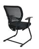 Picture of Pack Of 3, Air Grid® Back Visitor’s Chair with Black Mesh Seat, Fixed Arms.
