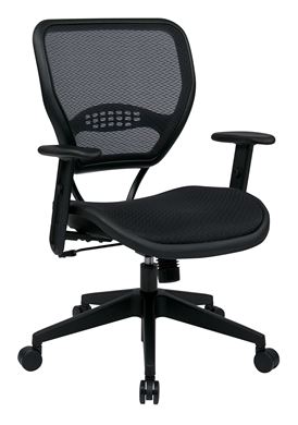 Picture of Pack Of 3, Air Grid® Seat and Back Manager’s Chair with Adjustable Angled Arms. 