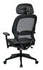 Picture of Pack Of 3, Air Grid® Back and Bonded Leather Seat Manager’s Chair with Adjustable Headrest, Adjustable Angled Arms.