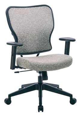 Picture of Pack Of 3, Latte Fabric Padded Seat and Back with Height Adjustable PU Padded Arms.
