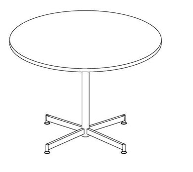 Picture of Pack of 10, 42" Round Cafe Tables