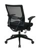 Picture of 3 Pack Of, Dark Air Grid® Back and Mesh Seat Manager’s Chair with 2-to-1 Synchro Tilt, Flip Arms.