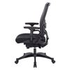 Picture of Pack Of 3, Professional Dual Function Air Grid® Back and Black Mesh Seat Manager’s Chair with Adjustable Arms.