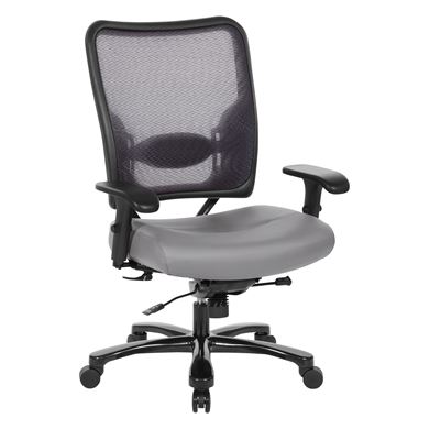 Picture of Pack Of 3, Dual Layer Air Grid® Back and Custom Fabric Seat Ergonomic Chair.